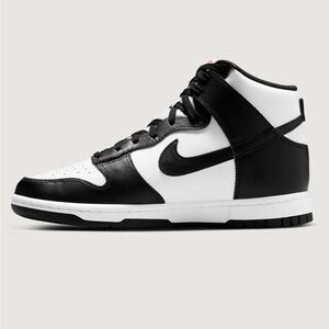 Black and white dunk highs NIKE - University